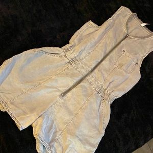 RVCA zip up short romper size s